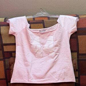 John Galt 44 Off-The-Shoulder Short Sleeve Top